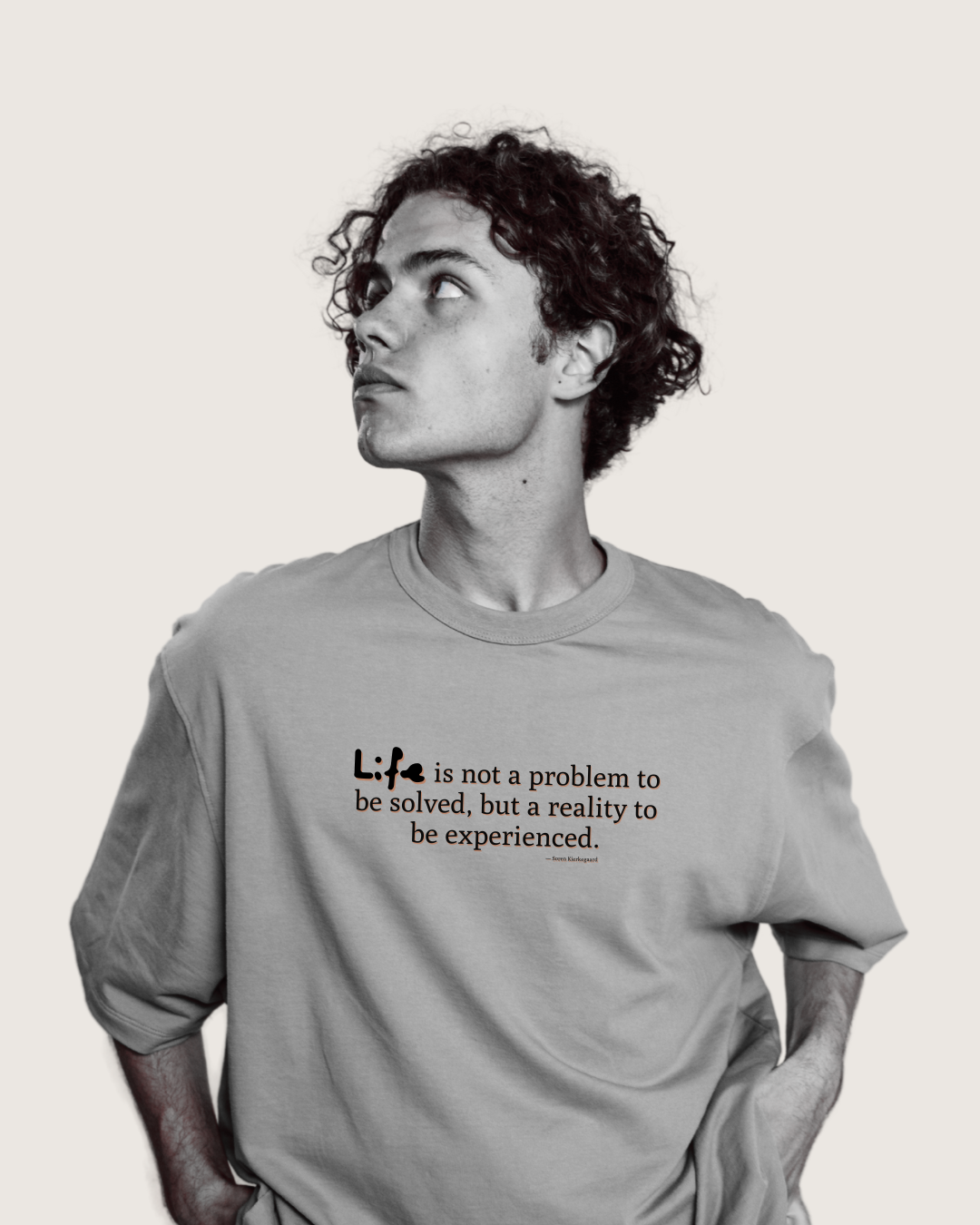 Life is | Unisex T-shirt | Kierkegaard